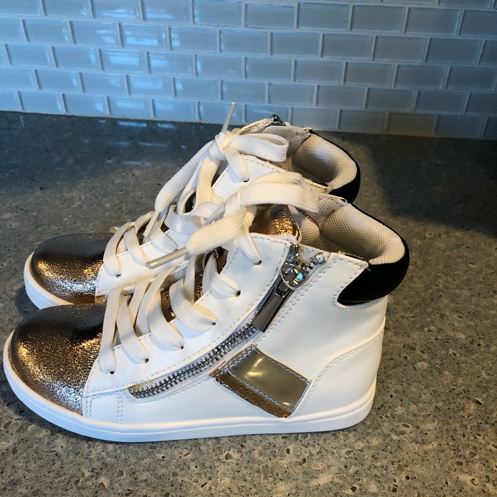 Girls size 12 high top sneakers